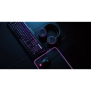SteelSeries QcK Prism Mouse Pad - Textured - 0.34" x 11.51" x 14.04" Dimension - Silicon, Rubber - Anti-slip