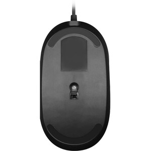 Macally USB Optical Quiet Click Mouse for Mac/PC Black - Optical - Cable - Black - USB - 2400 dpi - Scroll Wheel - Symmetr