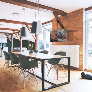 Kanto CM600 Ceiling Mount for Flat Panel Display - Black - Height Adjustable - 1 Display(s) Supported - 70" Screen Support