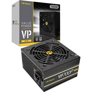 Fuente de alimentación Antec VALUE POWER VP700P PLUS ATX12V/EPS12V - 700 W - Interno - 230 V AC Entrada - 3,3 V CC a 20 A,