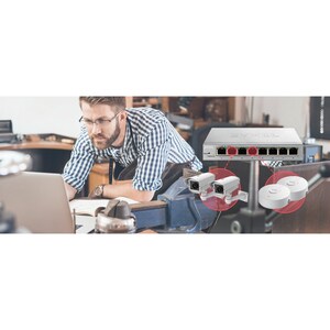 Zyxel 8-Port Gigabit Ethernet Web Managed Switch | VLAN Support | Sturdy Metal Case | Desktop or Wall-Mount | Fanless |Lif