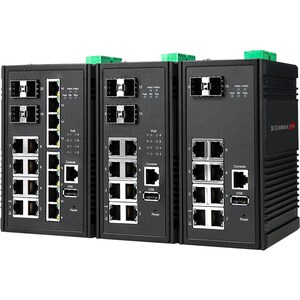 Switch Ethernet Edimax IGS-5416P 16 Porte Gestibile - 2 Layer supportato - Modular - 4 Slot SFP - Coppia incrociata, Fibra