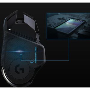 Souris de jeu Logitech LIGHTSPEED G502 - Wi-Fi - USB - Noir - Sans fil - 16000 dpi - Roulettes avec frein