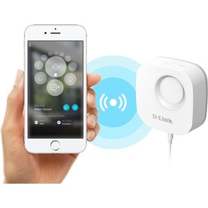 D-Link Liquid Leak Sensor - Wireless - Water Detection - 1.5 Year Battery - Wall Mount