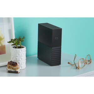 WD My Book WDBBGB0120HBK 12 TB Desktop Hard Drive - External - SATA (SATA/600) - Black - USB 3.0 Micro-B - 256-bit Encrypt