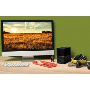 WD My Book Duo WDBFBE0240JBK 2 x Total Bays DAS Storage System - 24 TB HDD Desktop - 2 x HDD Installed - 24 TB Installed H