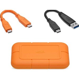 LaCie Rugged STHR500800 500 GB Portable Solid State Drive - External - PCI Express NVMe - Desktop PC Device Supported - US