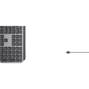 Logitech MX Keys Tastatur - Kabellos Konnektivität - USB-Typ C Schnittstelle - Deutsch - QWERTZ Layout - Bluetooth/RF - 10