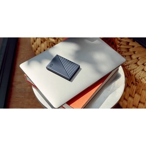 WD My Passport for Mac WDBA2F0050BBL 5 TB Portable Hard Drive - External - Midnight Blue - USB 3.2 - 256-bit Encryption St