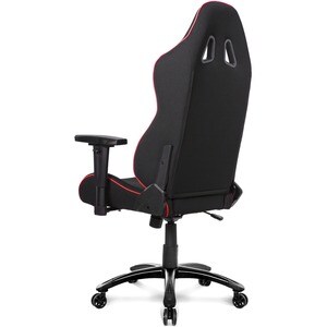 AKRacing Core Series EX-Wide Gaming Chair - For Gaming - Metal, Aluminum, Steel, Polyester, Fabric, Nylon - Red