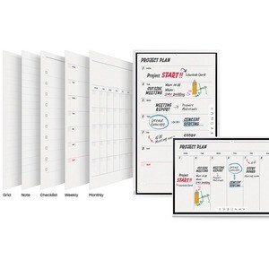 Samsung Flip 2 WM55R 55" Class LCD Touchscreen Monitor - 6.70 ms - 55" Viewable - InGlass Technology - 3840 x 2160 - 4K - 