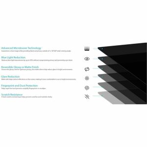 V7 ScreenSentry 14.0" Privacy Filter for Laptop - 16:9 Aspect Ratio - V7 PS140W9 Privacy Filter for 14.0in Laptop - 16:9 A