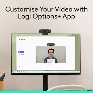WEBCAM LOGITECH FULL HD 1080P C920S PRETO W