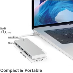 Alogic USB Type C Docking Station for Notebook, Tablet, Smartphone - 100 W - 4 x USB Ports - USB Type-C - HDMI - Thunderbo