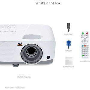4000 Lumens XGA Networkable Projector with 1.3x Optical Zoom and Low Input Lag - 1024 x 768 - Front - 6000 Hour Normal Mod