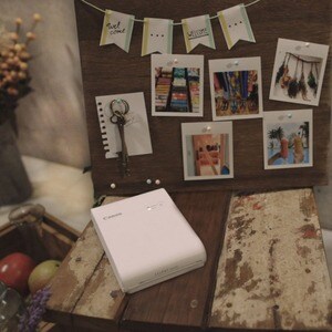 Canon SELPHY QX10 Dye Sublimation Printer - Colour - Photo Print - Portable - White - 43 Second Photo - Wireless LAN - USB