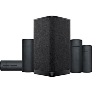 Ultimate Ears HYPERBOOM Portable Bluetooth Speaker System - Black - 45 Hz to 20 kHz - Battery Rechargeable