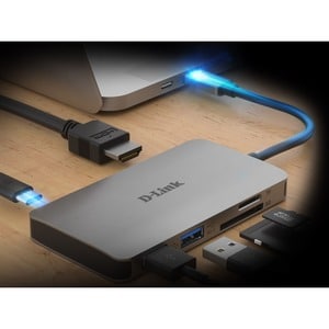 D-Link DUB-M610 USB Type C Docking Station for Notebook - 100 W - 2 x USB 3.0 - USB Type-C - HDMI - Wired