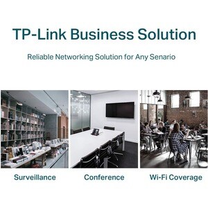 TP-Link TL-SG1210P - 8-Port Gigabit PoE Switch - 8 PoE+ Ports @63W, w/ 1 Uplink Gigabit Port + 1 SFP Slot - Desktop/Wall-M