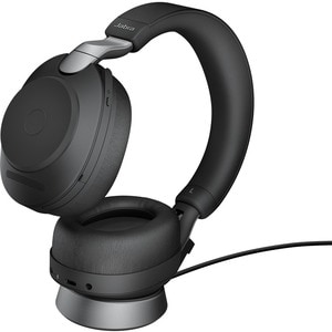 Jabra Evolve2 85 Wireless Over-the-head Stereo Headset - Black - Binaural - Supra-aural - Bluetooth