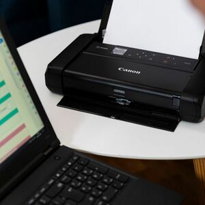 Canon PIXMA TR150 Portable Inkjet Printer - Colour - 4800 x 1200 dpi Print - 50 Sheets Input - Wireless LAN - Wireless Pic