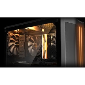 be quiet! Pure Base 500 BGW37 Computergehäuse - ATX, Micro ATX, Mini ITX Motherboard Supported - Gehärtetes Glas, Acrylnit