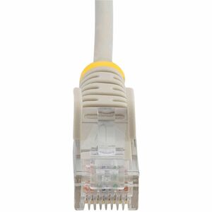 StarTech.com 0.5 m CAT6 Cable - Slim CAT6 Patch Cord - Grey - Snagless RJ45 Connectors - Gigabit Ethernet Cable - 28 AWG (