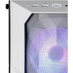 Cooler Master MasterBox MCB-D500D-WGNN-S01 Computer Case - Mid-tower - White - Mesh, Steel, Plastic, Tempered Glass - 4 x 