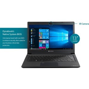 Ordinateur Portable - Dynabook Tecra A30-G A30-G-10E - Écran 33,8 cm (13,3") Écran tactile - Full HD - 1920 x 1080 - Intel