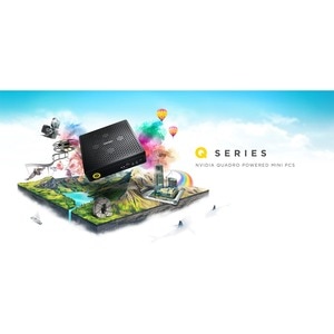 Zotac ZBOX QCM7T3000 Workstation - Core i7 10. Generation i7-10750H - Mini-PC - 6 GB Grafik - Serial ATA/600 Steuerung - I