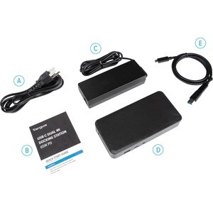 USB-C Universal Dual Video 4K Docking Station with 65W Power Delivery