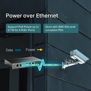 TP-Link TL-SF1006P 6 Ports Manageable Ethernet Switch - Fast Ethernet - 10/100Base-TX - 2 Layer Supported - 1.90 W Power C