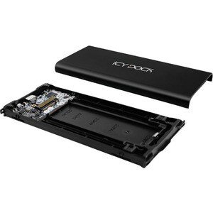 Icy Dock ICYNano MB861U31-1M2B Drive Enclosure PCI Express NVMe, M.2 - USB 3.2 (Gen 2) Type C Host Interface External - Bl