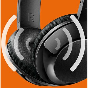 Philips BASS+ SHB3075BK/00 Wireless Over-the-head Stereo Headset - Black - Binaural - Supra-aural - 1000 cm - Bluetooth - 