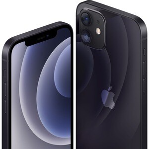 Apple iPhone 12 A2172 64 GB Smartphone - 6.1" OLED 2532 x 1170 - Hexa-core (6 Core) - 4 GB RAM - iOS 14 - 5G - Black - Bar