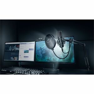 MikrofonTrust Gaming Emita Plus GXT 252+ - Kabelgebunden - Kardioide - 2,90 m - USB - Dämpferbrücke, Desktop