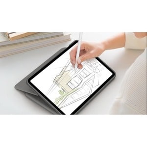 Logitech Folio Touch Tastatur/Cover für 27,9 cm (11 Zoll) Apple iPad Air (4. Generation) Tablet - Grau - Webstoff Körper -