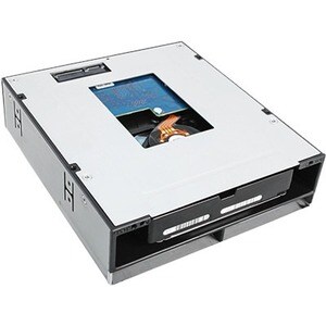 Icy Dock FlexiDOCK MB095SP-B Drive Enclosure for 5.25" SATA/600 - Serial ATA/600 Host Interface Internal - Black, Silver -