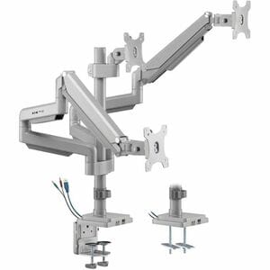 Tripp Lite series DDR1730TAL Desk Mount for Flat Panel Display, Monitor, HDTV - Silver - 3 Display(s) Supported - 30" Scre