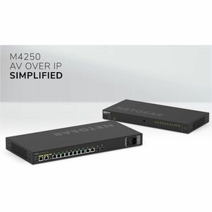 Netgear AV Line M4250 M4250-26G4F-PoE++ 26 Ports Manageable Ethernet Switch - Gigabit Ethernet - 10/100/1000Base-T, 1000Ba