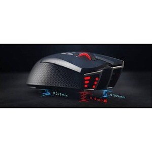 EVGA X17 Gaming Mouse - Optical - Cable - Black - USB - 16000 dpi - 10 Button(s)