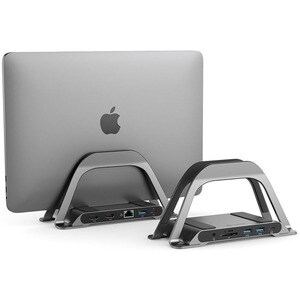 ALOGIC Bolt Plus USB-C Docking Station with stand - ALOGIC Bolt Plus 10-in-1 USB-C Hub Laptop docking station with 100W Po