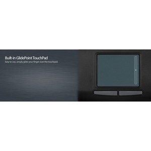 Adesso SlimTouch AKB-410UB Keyboard - Compact - Cable Connectivity - USB Interface - TouchPad - English (US) - Black - Mem