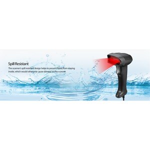 Adesso NuScan NuScan 2500CU Healthcare, Library, Retail, Warehouse Handheld Barcode Scanner - Cable Connectivity - USB Cab