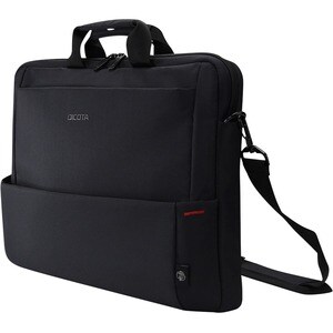 Dicota Eco Slim Case Plus BASE Tasche für 33 cm (13 Zoll) bis 39,6 cm (15,6 Zoll) Notebook - Schwarz - 300D Polyester, HDF