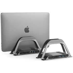 Alogic Bolt Plus USB Type C Docking Station for Notebook - Memory Card Reader - SD - 100 W - Space Gray - 2 Displays Suppo