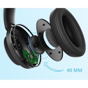 Trust Eaze Wired/Wireless Over-the-head Stereo Headset - Binaural - Circumaural - 1000 cm - Bluetooth - 20 Hz to 20 kHz - 