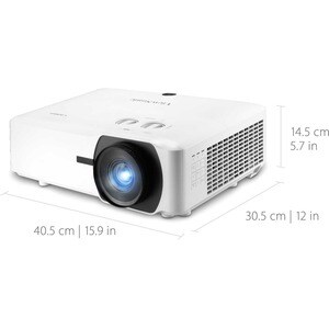 ViewSonic LS920WU 3D DLP Projector - Floor Mountable, Ceiling Mountable - High Dynamic Range (HDR) - 1920 x 1200 - Front -