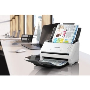 Epson WorkForce DS-570WII Sheetfed Scanner - 600 dpi Optical - 30-bit Color - 30-bit Grayscale - 35 ppm (Mono) - 35 ppm (C