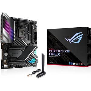 Asus ROG MAXIMUS XIII APEX Desktop Motherboard - Intel Z590 Chipset - Socket LGA-1200 - Intel Optane Memory Ready - ATX - 